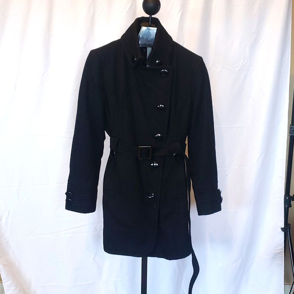 Women's black dress coat size XL